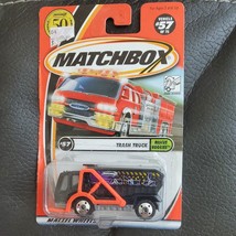 Matchbox 2001 Trash Truck Black Diecast Rescue Rookies #57 of 75 95249 New - £9.63 GBP