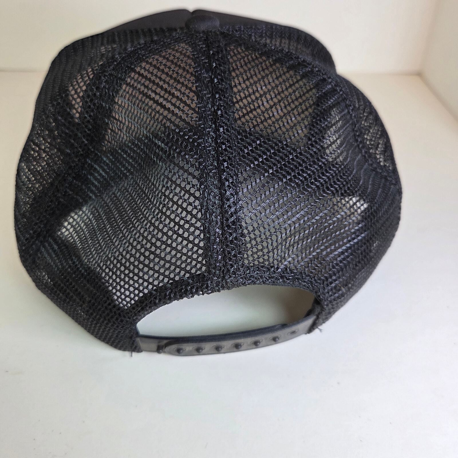 Vintage Scherer & Sons Trucking Hat St. Joseph MN Black Foam Mesh Snapback Promo Item image 15