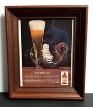 Olympia Brewing Beer Wood Framed Vintage Magazine Cut Print Ad w/ Glass Pane (c) - £15.66 GBP