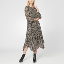Isabel Marant Etoile Womens Floral Printed Lizete Pleated Flared Midi Dr... - £161.36 GBP
