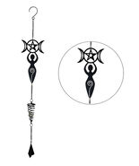 Wicca Celtic Goddess Danu Triple Moon Goddess Spiral Wall Hanging Decora... - $437.87 MXN