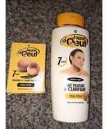 Egg yolk extra strong 7days treating &amp; CLARIFYING body milk 450ml+ soap ... - $43.00