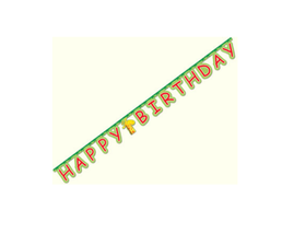 Jungle Buddies 1st Birthday Jointed Banner - Party Supplies - $1.94