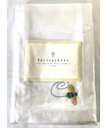 Set of Four Pottery Barn Embroidered Bee Dinner Napkins 100% Cotton - $30.69 CAD