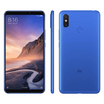 XIAOMI mi max 3 4gb 64gb octa core 6.9&quot; 12mp global version 4g smartphone blue - £232.36 GBP