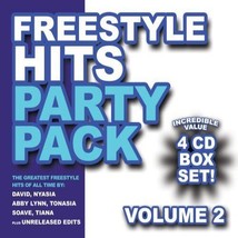 Freestyle Hits Party Pack Vol 2 4CD Box Set David Nyasia Artie &amp; Friends Tiana - £23.35 GBP