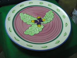 Outstanding Pier 1 Large Heavy Serving Platter Made In Italy 16&quot; diameter--SALE - £13.15 GBP