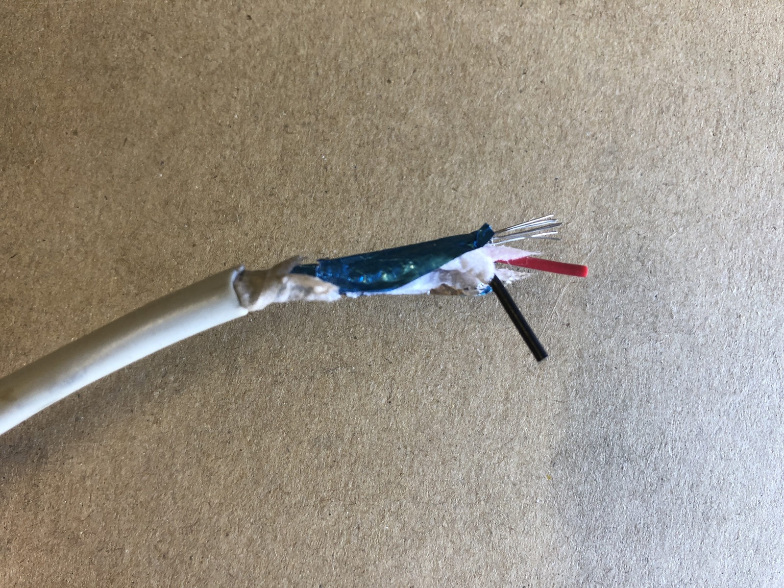 50&#39; West Penn Wire AQC291 22 AWG 1P Stranded Overall Foil Shield Aquasea... - $17.00