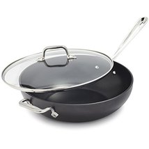 All-Clad HA1 Hard Anodized Nonstick Chef&#39;s Pan,12 Inch Induction Oven Br... - $1,655.41 MXN