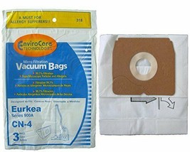 3 Eureka 900A PowerForce Microfiltration CN4 Canister Vacuum Cleaner Bags - $7.77