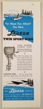 1948 Print Ad Lauson Twin Sport-King Outboard Motors 4-Cycle New Holstei... - $13.75