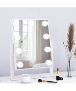 Lighted Makeup Mirror Hollywood Mirror Vanity Mirror with Lights Touch C... - $1,232.55 MXN