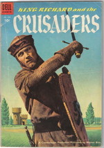 King Richard and the Crusaders Four Color Comic Book #588 Dell Comics 1954 FINE- - £19.63 GBP