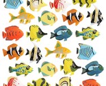 24Pcs Tropical Fish Toys, Plastic Sea Creatures Figurines Set, Education... - $20.89