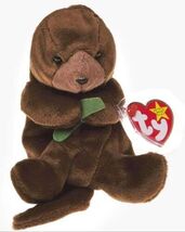 Ty Beanie Baby Babies *Rare With Errors Seaweed The Otter With Tags Styl... - $81.68
