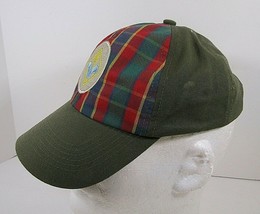 Cub Scouts of America Webelos Official Army Green Plaid Uniform Cap  - £7.57 GBP