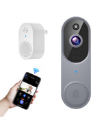 Wireless Wi-Fi Video Doorbell Camera with Two Way Audio, AI Motion Detec... - $132.42 CAD