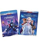 FROZEN 2 II and Onward Blu Ray DVD Bundle.  Brand New Free Shipping - $20.90 CAD