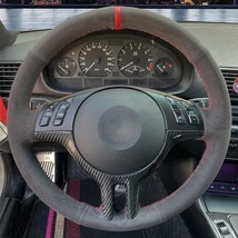 Steering Wheel Cover For BMW E46 M3 E39 330i 540i 525i 530i 330Ci 2001 -... - £32.09 GBP