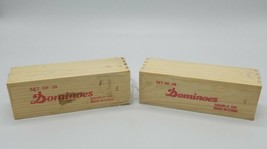 Dominoes 2 Sets of 28 Double Six Pieces 56 in Total Unplayed Sealed 1 Bo... - $24.38