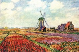 Tulips of Holland by Claude Monet - Art Print - $21.99+