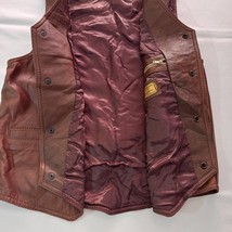 Rom-Blanexim Men’s Brown Leather Romanian Vest Size 54 image 12