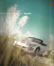 2001 Mitsubishi ECLIPSE SPYDER sales brochure catalog US 01 GS GT - $10.00