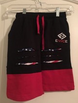 Enyce New York Boys Red Blue White Jogger Shorts Distressed Size 5/6  - $47.52