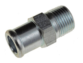 Coolant Heater Hose Fitting 3/8&quot; NPT Male to 5/8&quot; Hose Barb Male STEEL DOR - £6.19 GBP