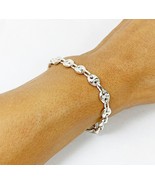 Puffy Mariner Chain Bracelet 925 Sterling Silver, Handmade Unisex Jewelr... - €73,81 EUR+