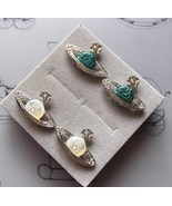 Luxury Multicolour earrings Saturn earrings NEW - $474.98 MXN
