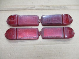 4 Vintage Lucas L824 Red RH LH Side Markers Blinkers  AE3 - $92.22