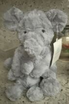 NEW Cloud Island Plush &amp; Rattle Set Mom Baby Elephant Gray 15” Great Gif... - $23.01