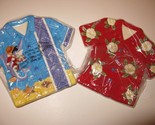 2 Radko LAUA Hawaiian Shirt decorative Candy Dishes plates New in Box - $33.55
