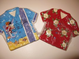 2 Radko LAUA Hawaiian Shirt decorative Candy Dishes plates New in Box - £26.27 GBP