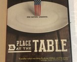 A Place At The Table Documentary dvd Sealed New Old Stock - £3.14 GBP