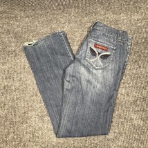 Sasson Ooh La La Jeans Womens Size 4 (30x32) Blue Denim Boot Cut Boogie ... - $23.78