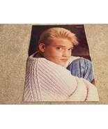 Chad Allen Will Wheaton teen magazine poster clipping My Two Dads pink s... - $131.76 MXN