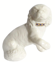 Lenox White Cocker Spaniel Dog Cream Porcelain Figurine China Jewels Collection - £37.09 GBP