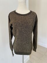 Moschino Cheap &amp; Chic Womens Gold Sweater Top Medium Luxe NWOT - $64.35