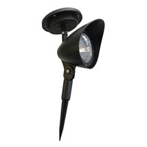 Living Accents 3908480 Black Solar Powered LED Spotlight, Pack of 12 - £140.71 GBP