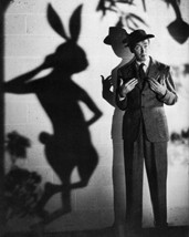 Harvey James Stewart Hands On Chest In Front Of Bunny Shadow 16x20 Canvas Giclee - £54.92 GBP