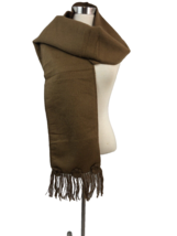 Alpaca Diana Peruvian Caramel Wool Scarf Light, NEW - $14.24