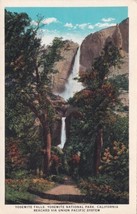 Union Pacific Railroad UPRR Overland Yosemite Falls California CA Postcard E01 - £2.38 GBP