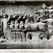 1927 Triumph Of Titus Relief Rome Antique Print Ephemera DWM7D - €4,34 EUR