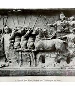 1927 Triumph Of Titus Relief Rome Antique Print Ephemera DWM7D - $6.96 CAD