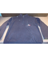 POLO JEANS CO RALPH LAUREN BLUE AND GREEN 1/4 ZIP SWEATER VERY THICK SIZ... - $422.75 MXN