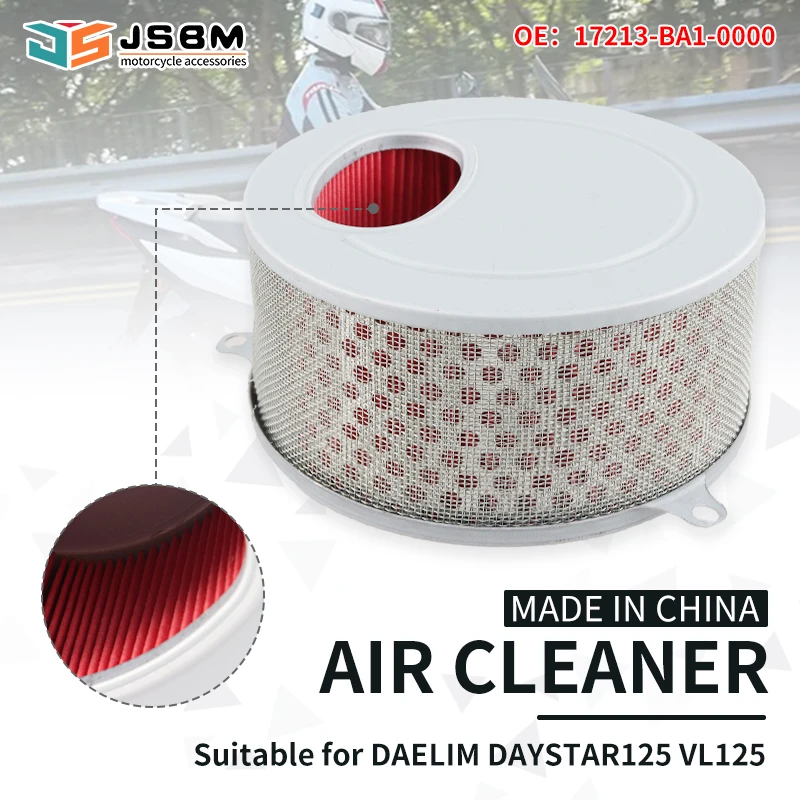 JSBM Motorcycle Accessories Air Filter Intake Cleaner Replacement For Daelim - £15.03 GBP