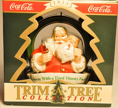 Enesco: Santa With A Mask - Coca-Cola - Holiday Ornament - £16.55 GBP