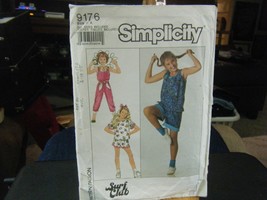Simplicity 9176 Girl&#39;s Pants, Shorts, Top, Shirts &amp; Sash Pattern - Size ... - $11.75